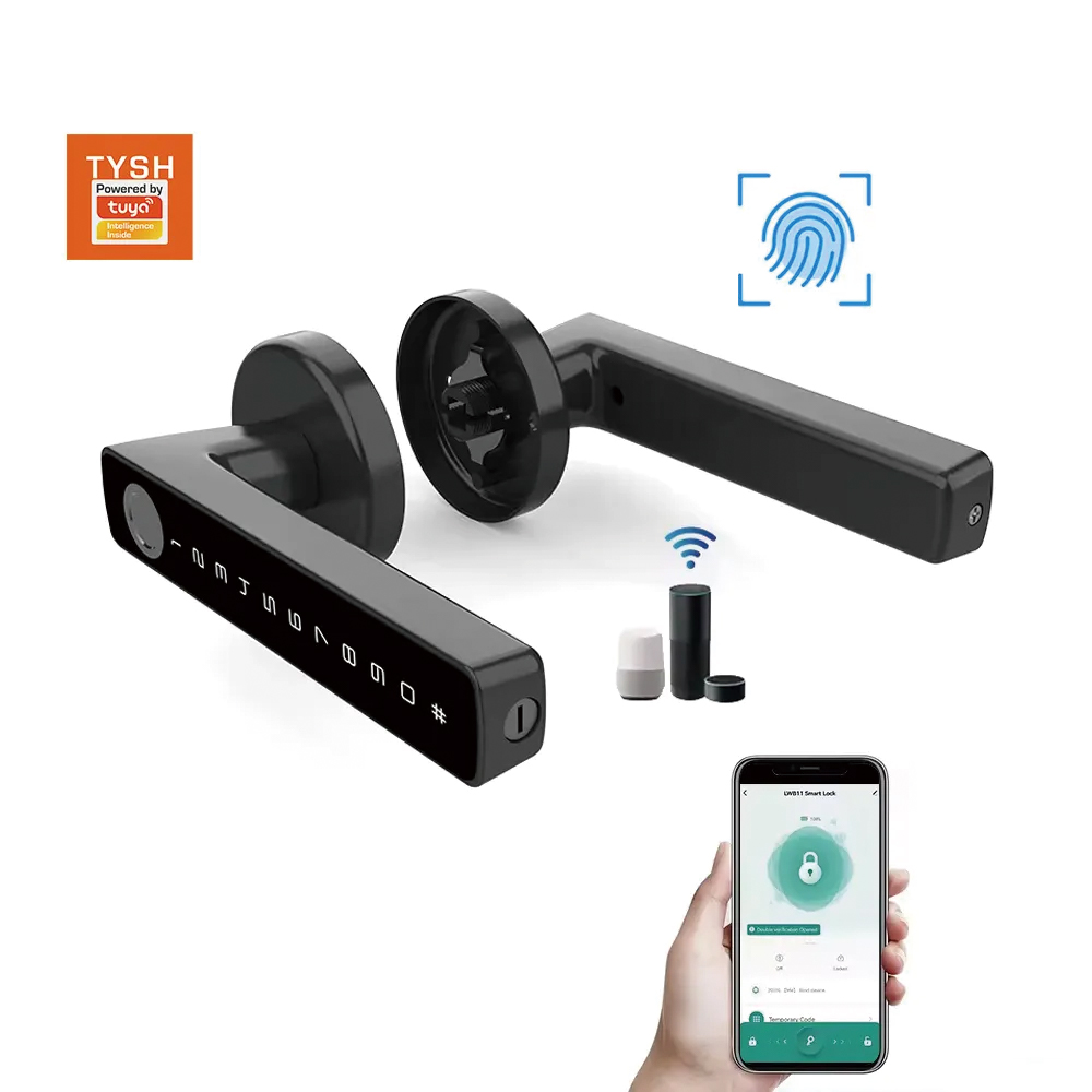 Smart Door Lock Wifi - TYSH Tuya Smart Keamanan Otomatis Biometrik