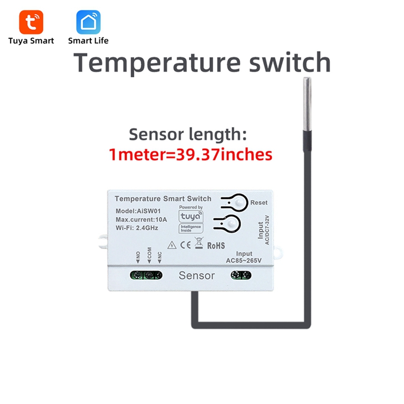 Tuya WiFi Sensor Sakelar Suhu  - Wifi Thermostat ulasan dan harga