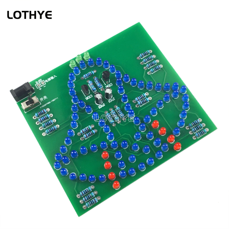 DC 3-5V LED Cahaya Ayunan Angi - Electronics Project Kit ulasan dan harga