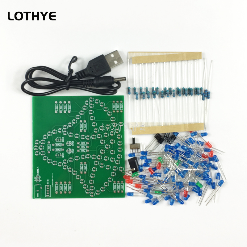 DC 3-5V LED Cahaya Ayunan Angi - Electronics Project Kit ulasan dan harga
