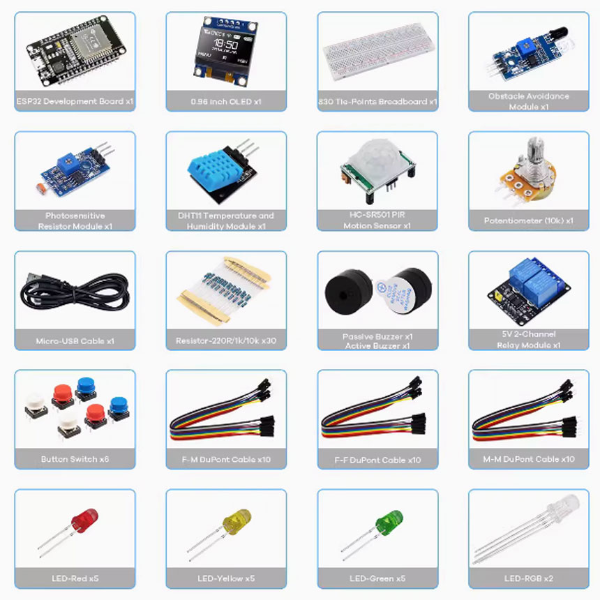 Kit Pemula untuk Proyek Kit Pe - Esp32 Smart Home Kit ulasan dan harga