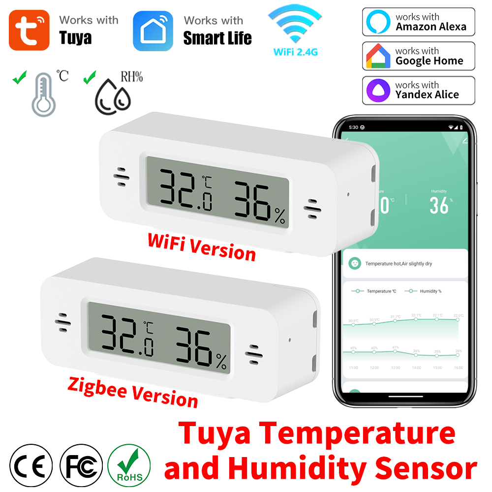 Tuya WiFi/Zigbee Sensor Kelemb - Smart Home Automation Kit ulasan dan harga