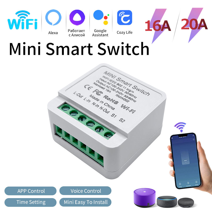 Sakelar Lampu Nirkabel WiFi Ce - Smart Light Switch Wifi ulasan dan harga