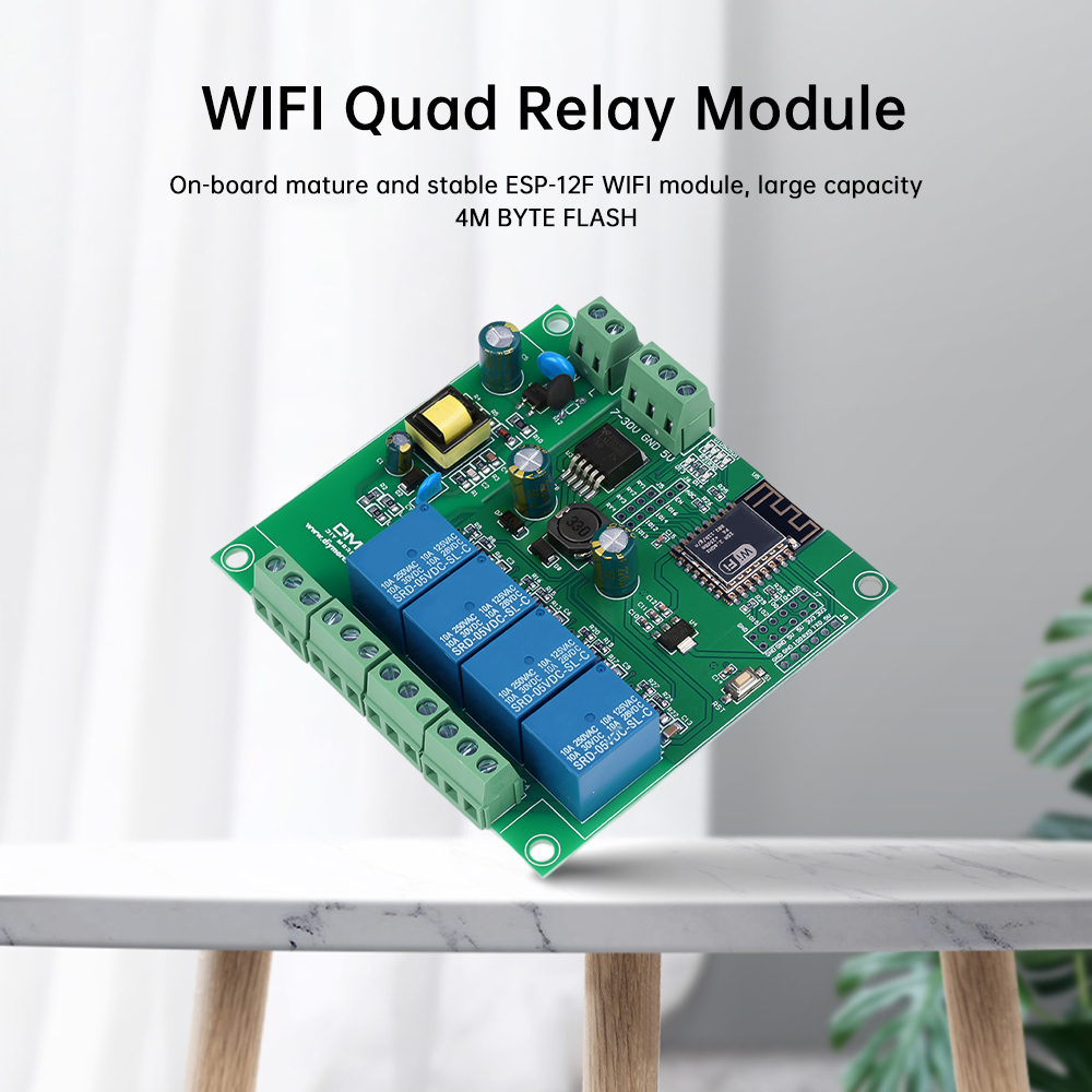 Modul Relai WiFi 4 Saluran ESP - Esp8266 Relay Module ulasan dan harga
