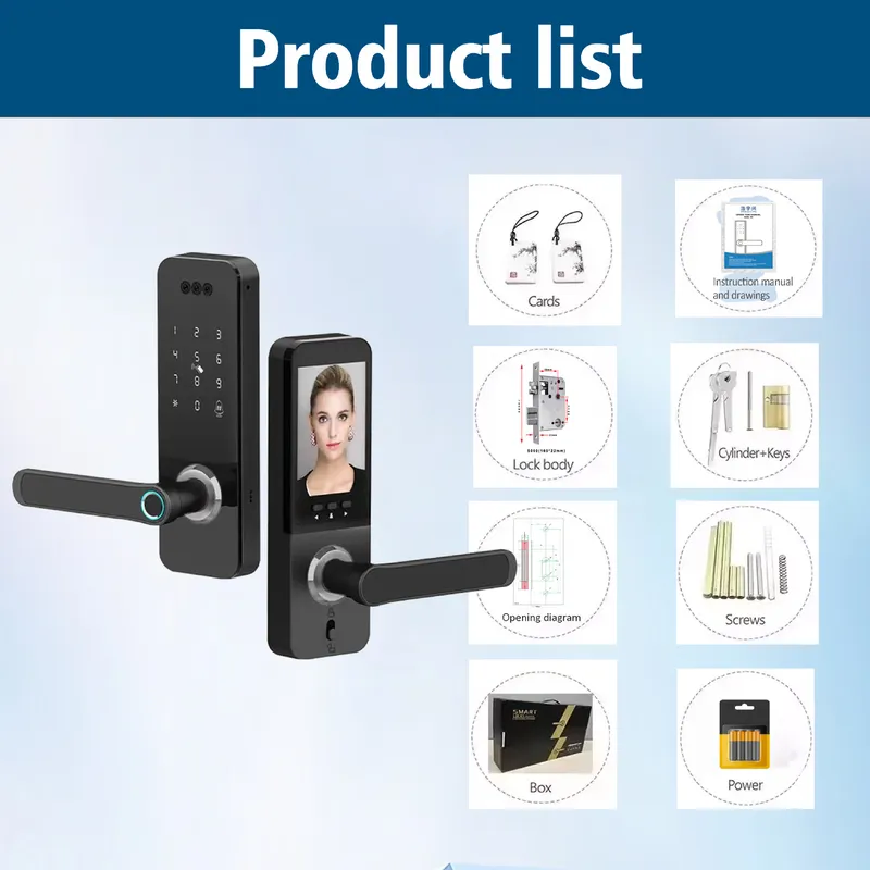 Kunci Pintu Rumah dengan Penge - Smart Door Lock Wifi ulasan dan harga