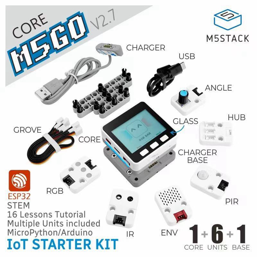 Kit Pemula IoT M5stack M5GO Ki - Iot Kit Beginner ulasan dan harga